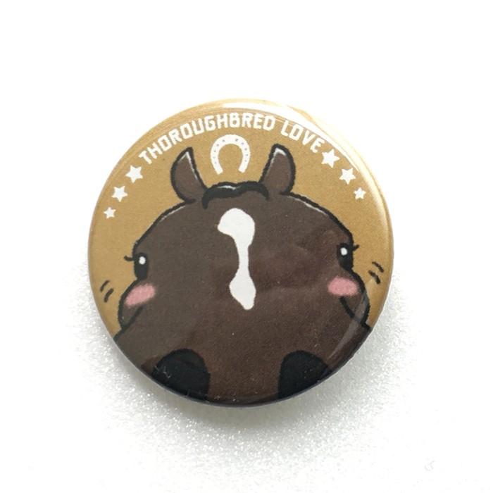 競馬 グッズ 缶バッジ プレゼント ねえねえ Lineスタンプ サラブレッド Love 雑貨 かわいい ポイント消化 B009 Keibab009 Iimon競馬部 通販 Yahoo ショッピング
