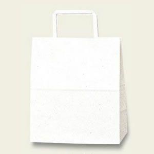 紙袋 H25チャームバッグ (S2（平手）白無地＃3263600 HEIKO）50枚入り