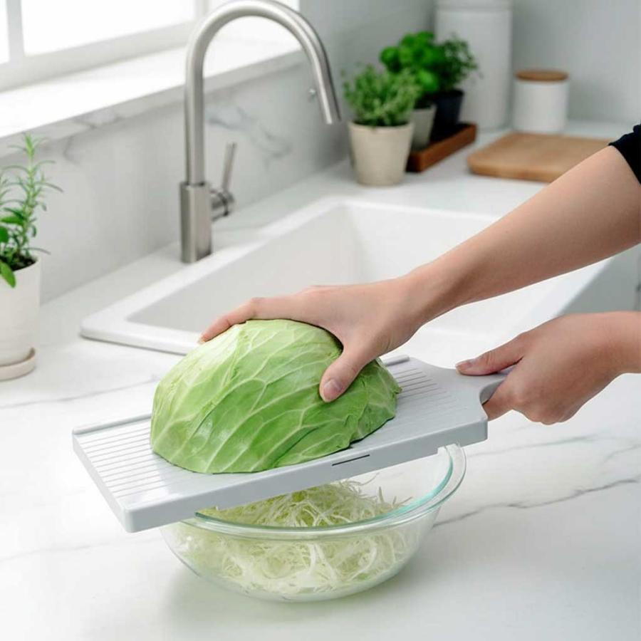 サンクラフト 家庭用 業務用にも使える キャベツスライサー 巾広