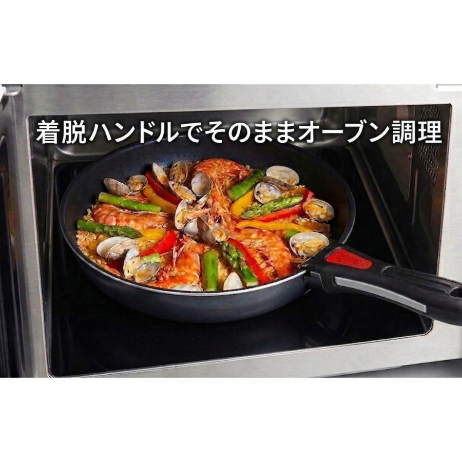 新品　パール金属 フライパン 鍋 9点 セット 取っ手の取れる AZ-5559 パール金属 フライパンセット IH対応 取っ手の取れる 5点 ブルー
