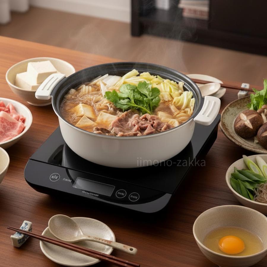 パール金属 24cm 卓上鍋 軽くて割れない IH・ガス火対応 土鍋風