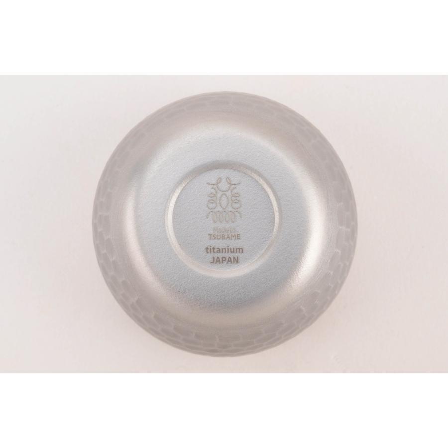 チタン 槌目 ぐい呑み 二重構造 80ml おちょこ 保冷 保温 軽量 日本製