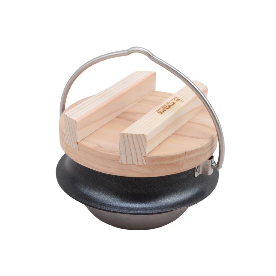 クラッド 超羽釜 舞 3合炊 2層鋼 炊飯 白米 釜飯 キャンプ アウトドア