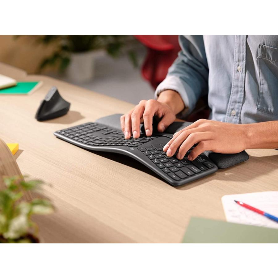 Ergo K860 Wireless Ergonomic Keyboard with Wrist Rest-US配列 
