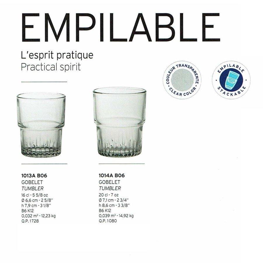 DURALEX（デュラレックス） エンピラブル 160ml 24個セット フランス製 