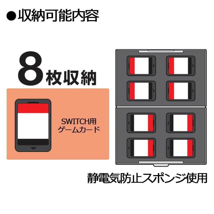 Nintendo Switch ゲームソフト専用 アルミ ゲームカードケース ８枚収納 静電気防止スポンジ採用 Iine Jn3708 良値 いいね 通販 Yahoo ショッピング