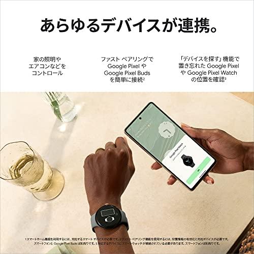 Google グーグル Pixel Watch 心拍計機能 Polished Silver ステンレス ケース / Chalk アクティブ バンド(Wifi)GA03182-TW 小｜iine-shop｜05