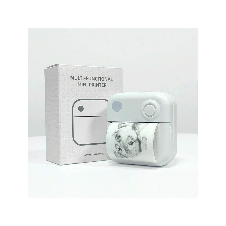ポケットプリンター コンパクト ミニプリンター モバイルプリンター サーマルプリンター ポケットプリンター 小型白黒プリンター感熱プリンター Bluetooth搭載 |  | 09