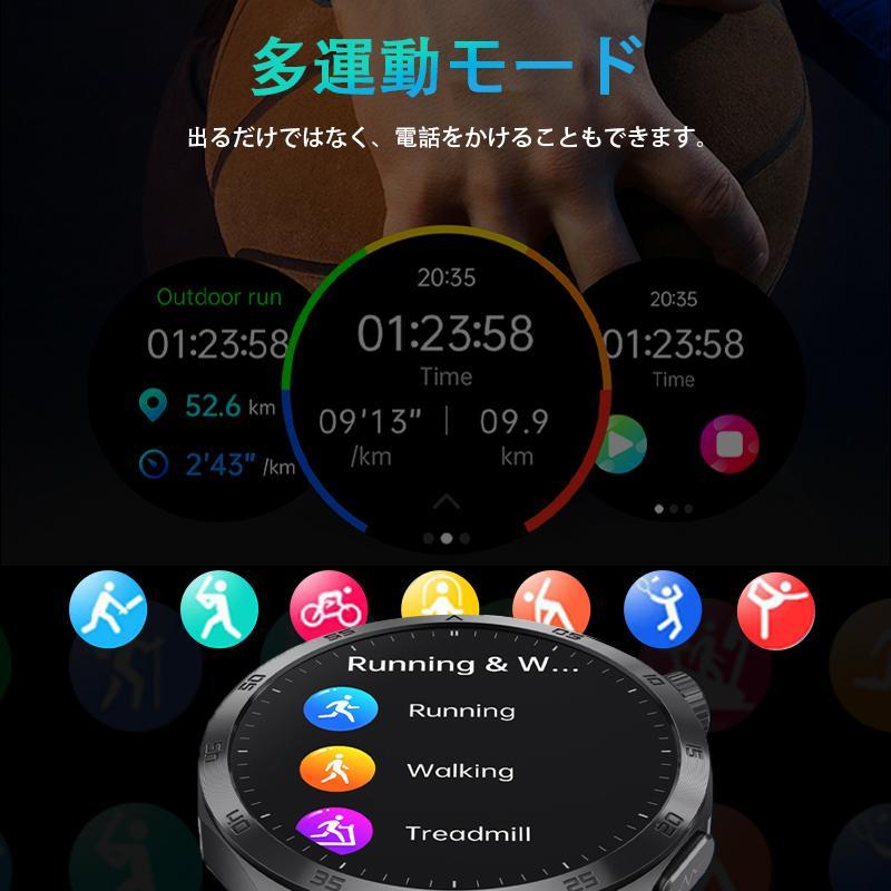 スマートウォッチ 日本製センサー 血圧/糖測定 血中酸素 心拍数 心電図ECG 睡眠管理 多機能測定 IP68防水 着信LINE通知 多種認証済み 母の日 父の日の画像