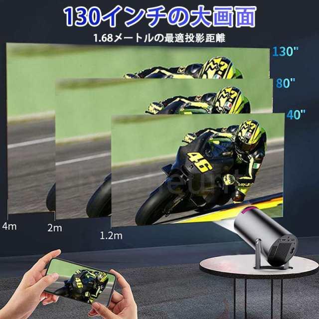 プロジェクター 小型 天井 家庭用 天井投影 youtube内蔵 高輝度 4K対応 高解像度 Bluetooth5.0 WIFI6 AndroidTV 130インチ 自動台形補正 軽量 5G プレゼント_7
