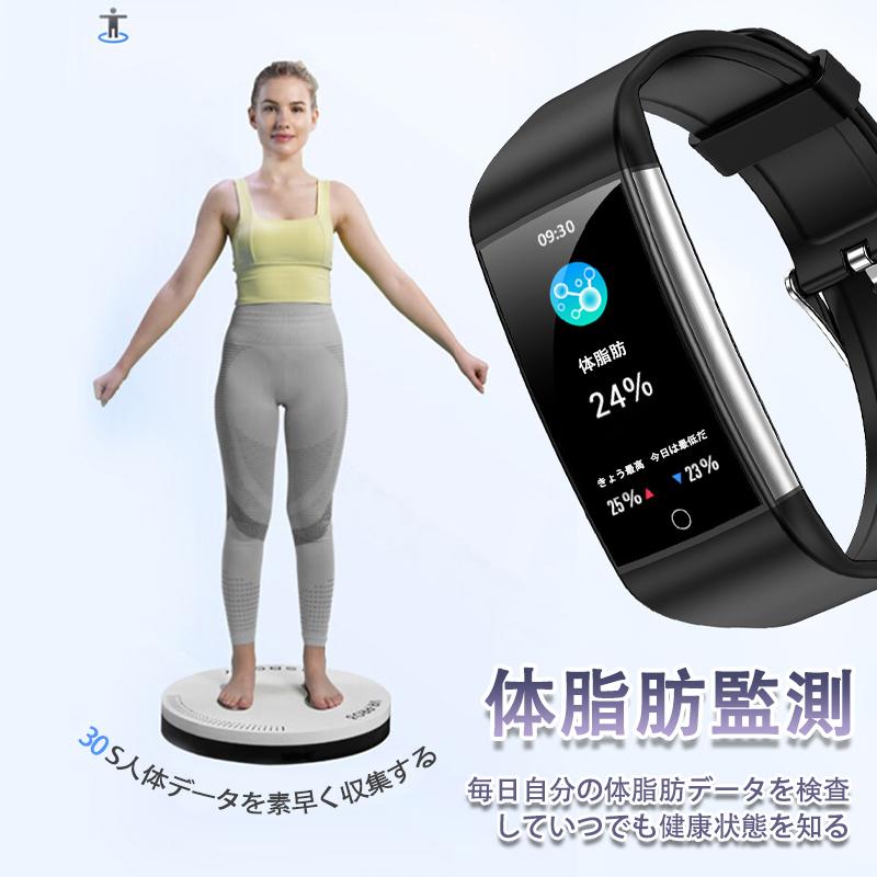 「パルス理学療法」スマートウォッチ 日本製センサー 通話機能 心電図ECG+PPG 血圧/糖測定 尿酸 血中脂質 体温測定 血中酸素 心拍数 睡眠管理 着信通知 爆買の画像