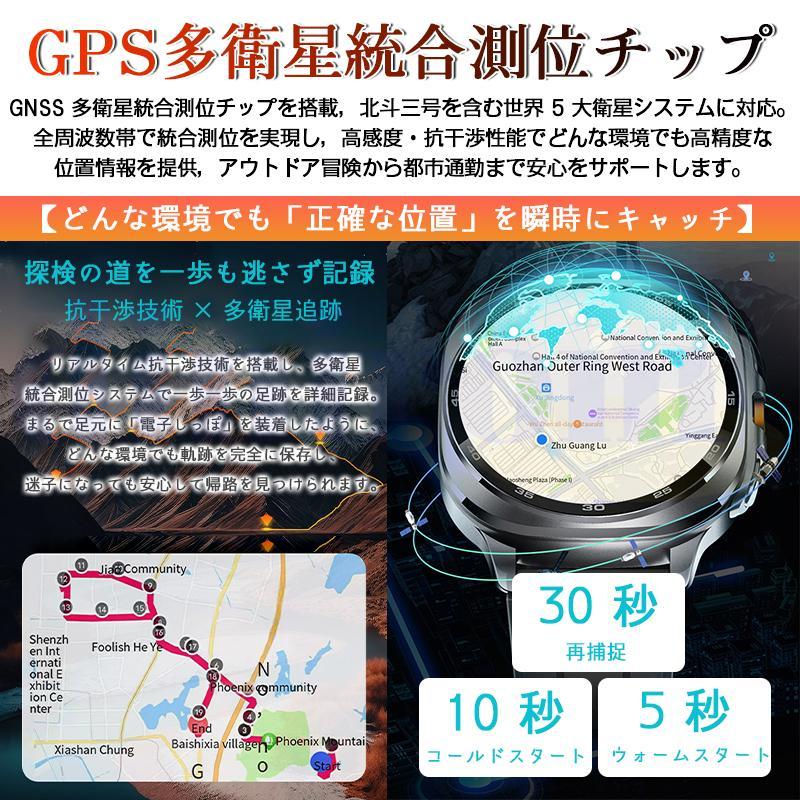 スマートウォッチ 懐中電灯 日本製センサー 通話機能 血圧 血中酸素 心拍数 3ATM防水 歩数計 AIアシスタント睡眠管理 LINE着信通知 母の日 爆買の画像