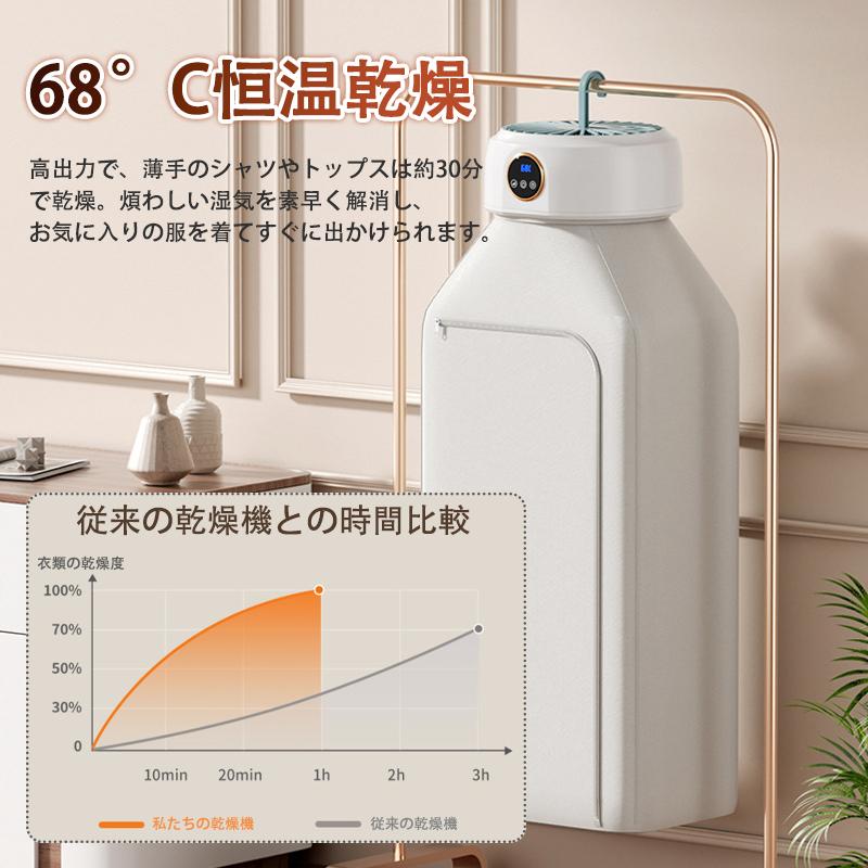 衣類乾燥機 小型 乾燥機 加熱式 ポータブル衣類乾燥機 部屋干し 室内