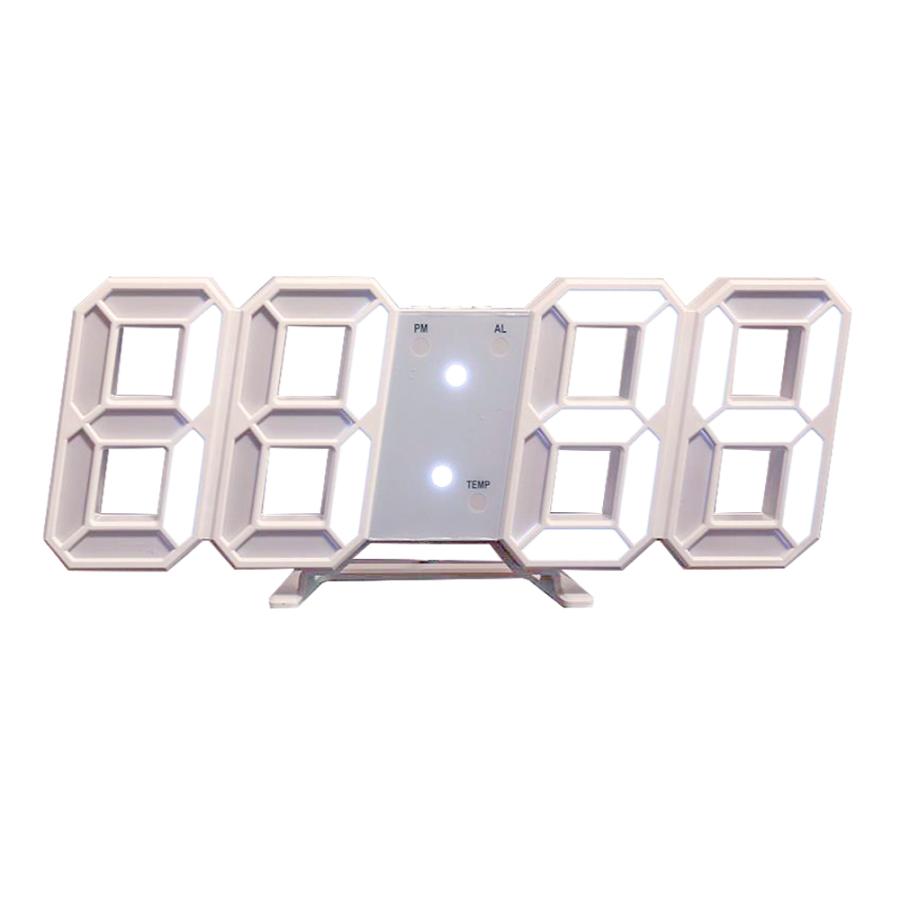 3D 置き時計 デジタル時計 目覚まし時計 LED おしゃれ ウォール