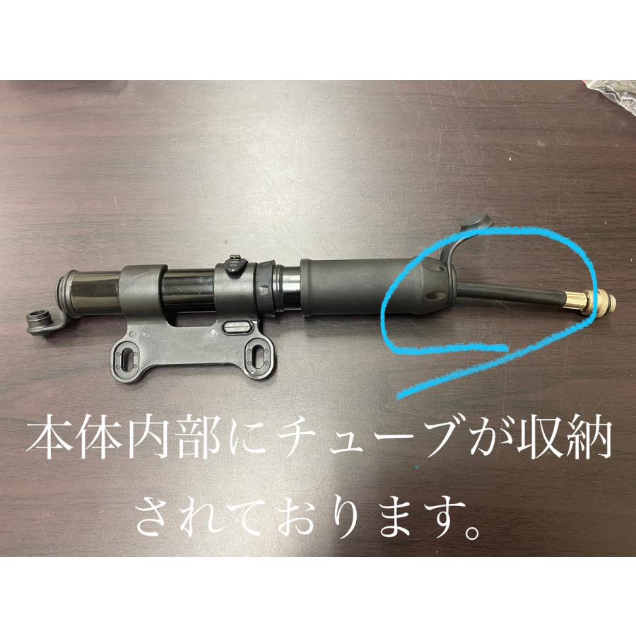 0317-165 3輪ペットキャリー　ハンディ空気入れ付属 空気入れ 自転車 仏式 米式 携帯 コンパクト 軽量 バイク 浮き輪