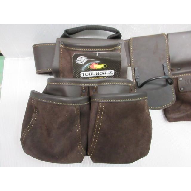 クニーズ KUNY'S 腰袋 両側 ベルト AP-401 釘袋 ツールポーチ 職人