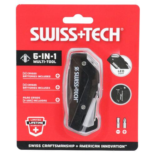 スイステック SWISS+TECH 6IN1 マルチツール ST33400 レジャー キャンプ アウトドア フィッシング 釣り つり 夜 釣り