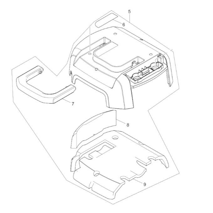 16枚セットまとめ売り チャレンジ マキタ makita 集じん機 VC2530 用 カウリング コンプリート 144622-7