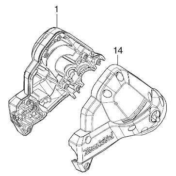 マキタ makita 18V 充電式 草刈機 MUR190LDZ 用 モータ マキタ makita 18V 充電式 草刈機 MUR190LDZ 用 モータ