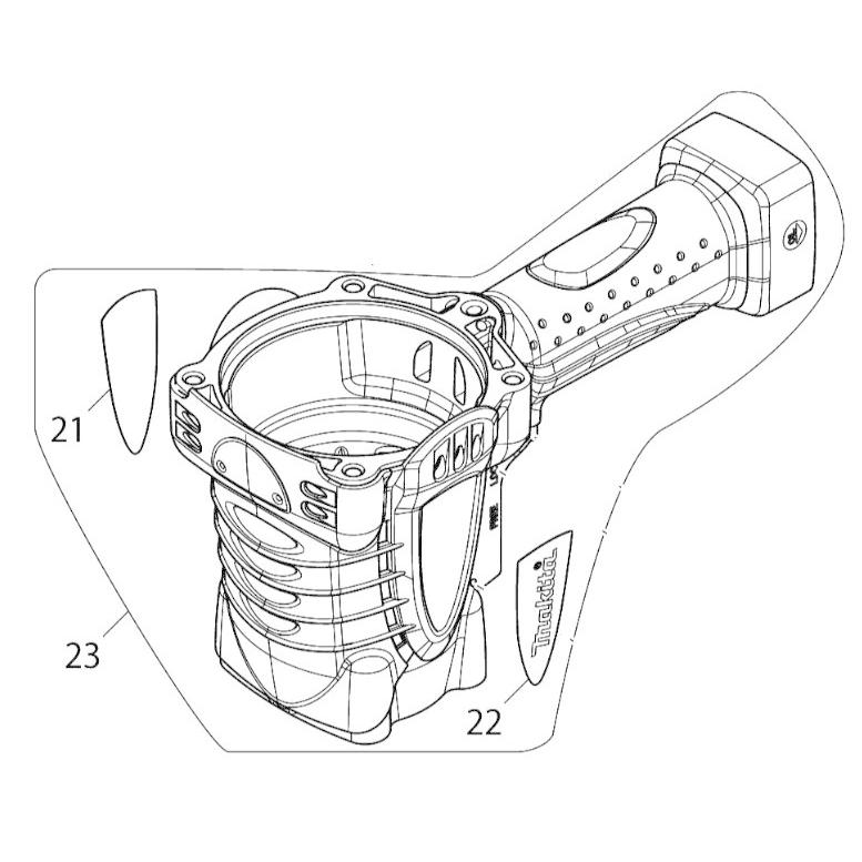 マキタ makita 高圧 エア釘打機 AN900HX 用 ハウジングセット 品 マキタ makita 高圧 エア釘打機 AN900HX 用 ハウジングセット 品