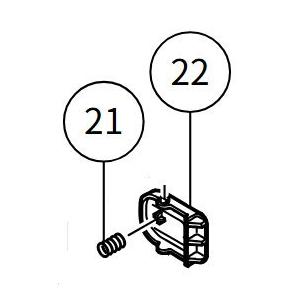 HiKOKI ハイコーキ 36V コードレスクリーナ R36DA （SC）用 ラッチ