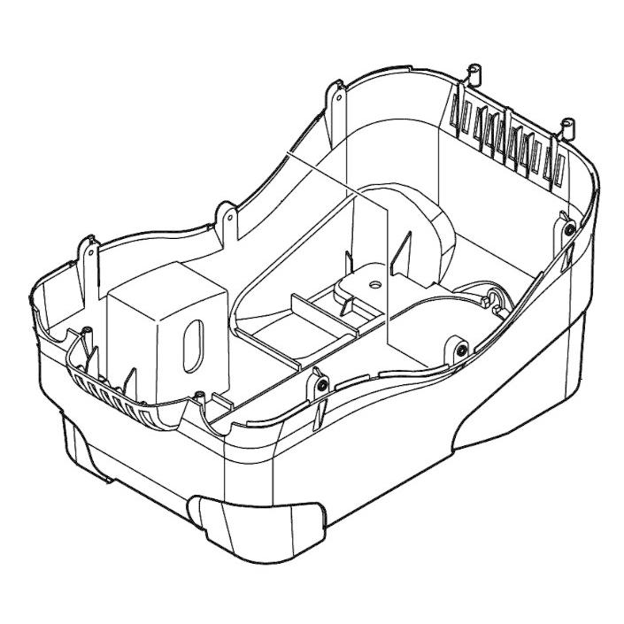 マキタ makita エアコンプレッサ AC460S 用 下カバー 413E92-4 マキタ makita エアコンプレッサ AC460S 用 下カバー 413E92-4