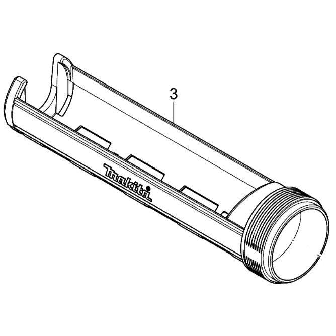 マキタ makita 18V 充電式コーキングガン CG180DZ 用 ホルダA 454275