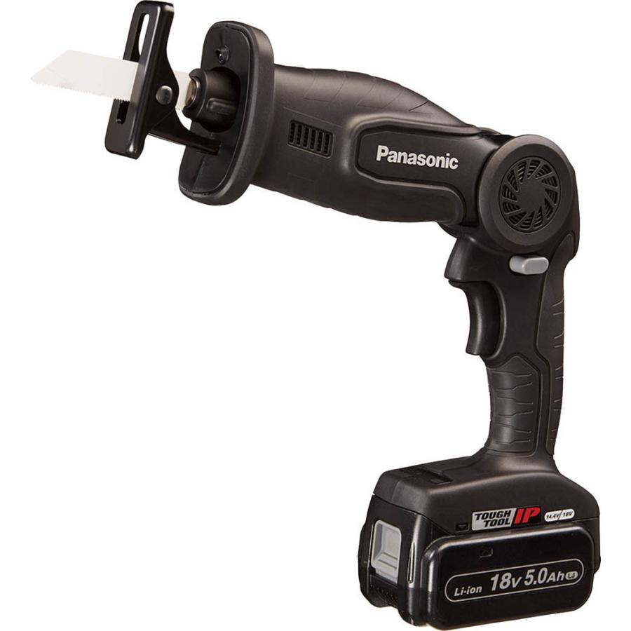 パナソニック Panasonic 18V 5.0Ah 充電 レシプロソー (黒 パナソニック Panasonic 18V 5.0Ah 充電 レシプロソー (黒