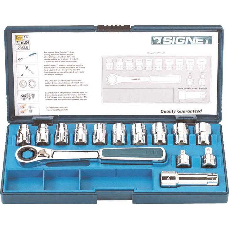 SIGNET (シグネット) 20565 14PC ボルテックス ソケット セット (差込
