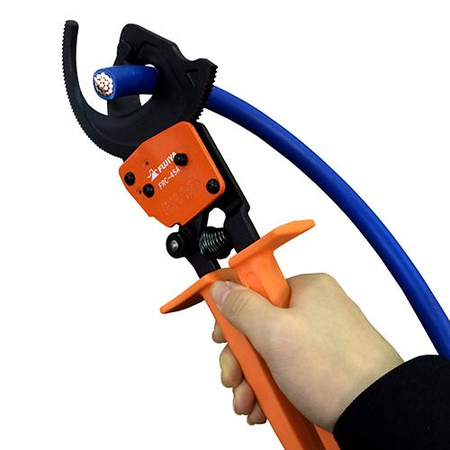 フジ矢 fujiya ケーブルカッター ラチェット frc-45a 電気 工事 などの 