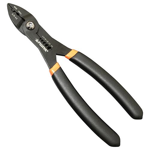 フジ矢 FUJIYA 電工ペンチミニ FA202 圧着 ストリップ 配線 カット