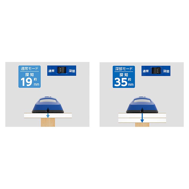 シンワ 測定 下地センサー Basic＋ 深部 電線探知 79154 壁材