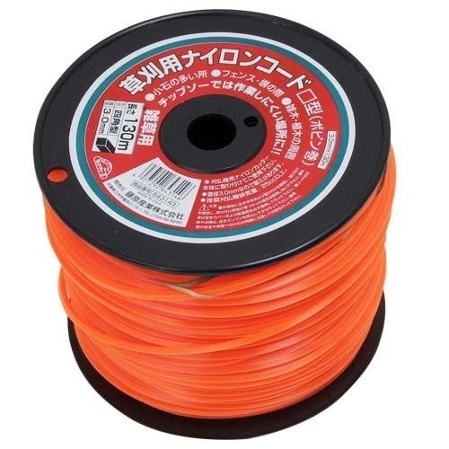 藤原産業 セフティ−3 ナイロンコード □型 ボビン巻 3.0MMX130M 草刈