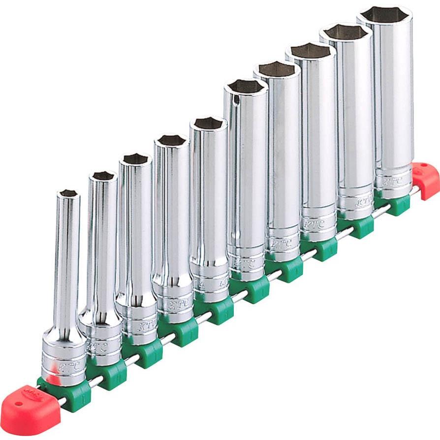 KTC (12.7SQ) ディープソケットセット (ミリ) TB4L10E 六角 ディープ 