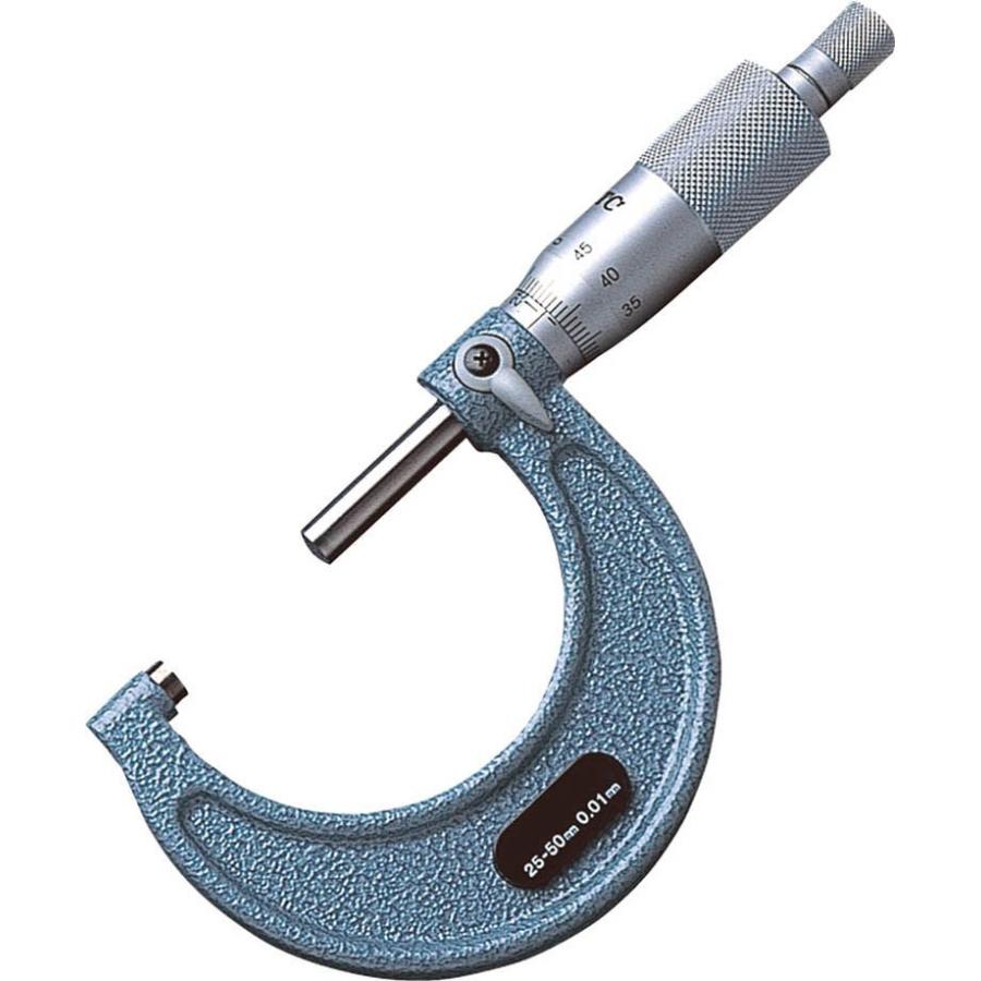 KTC ケーティーシー KYOTO TOOL GMM-050 外側マイクロメーター (25-50MM) 品番 フレーム 塗装仕上 寸法測定 ...