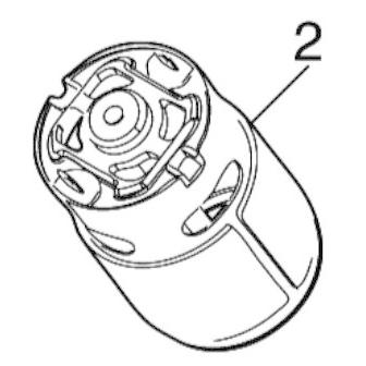 マキタ makita 18V 充電式 草刈機 MUR194DSF 用 直流モータ 629B19-8