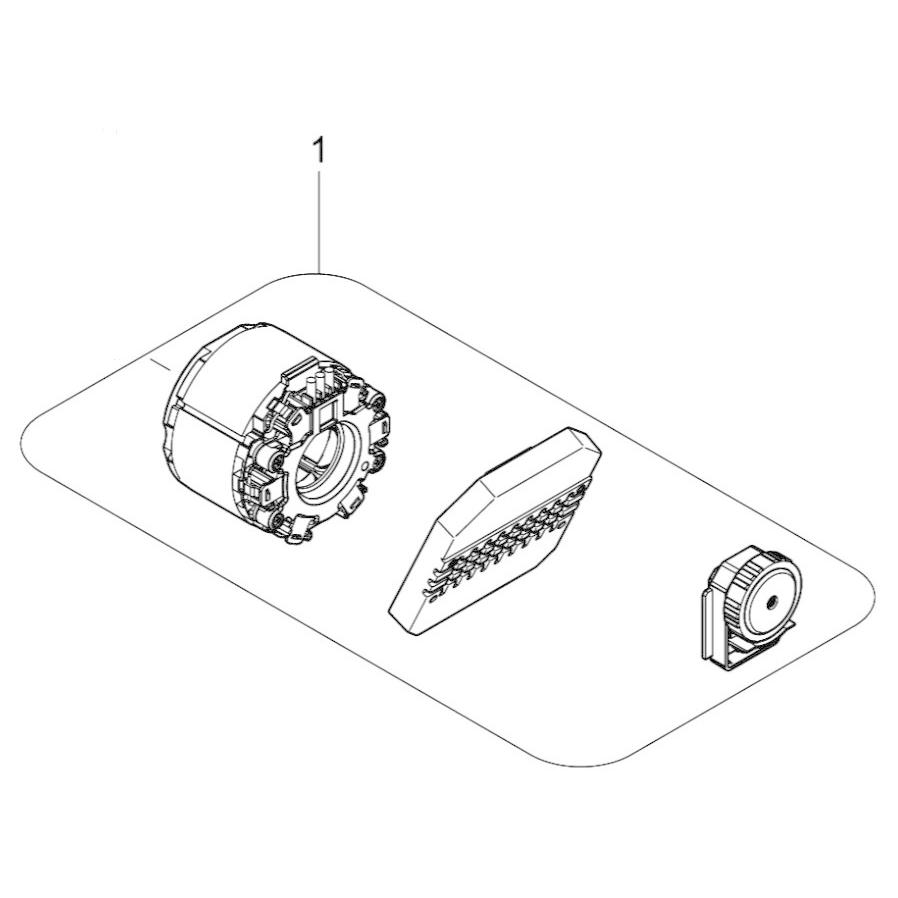 マキタ makita 100mm ディスクグラインダ GA418DRGX 用 ステータ