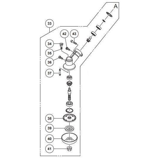 HiKOKI ハイコーキ 36V コードレス 刈払機 CG36DC 用 ギヤケース組
