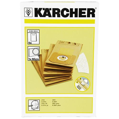 ケルヒャー KARCHER 紙パック A2701用 5枚入 6904-263 集塵機 集 