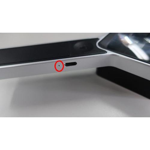 x3.0/79x46mm [充電式] ルーペ (LEDライト付) EA756MH-11 倍率 3倍 拡大鏡 LED ライトルーペ 老人 ホーム 辞書 本 読書 【MAGNIFIERS】