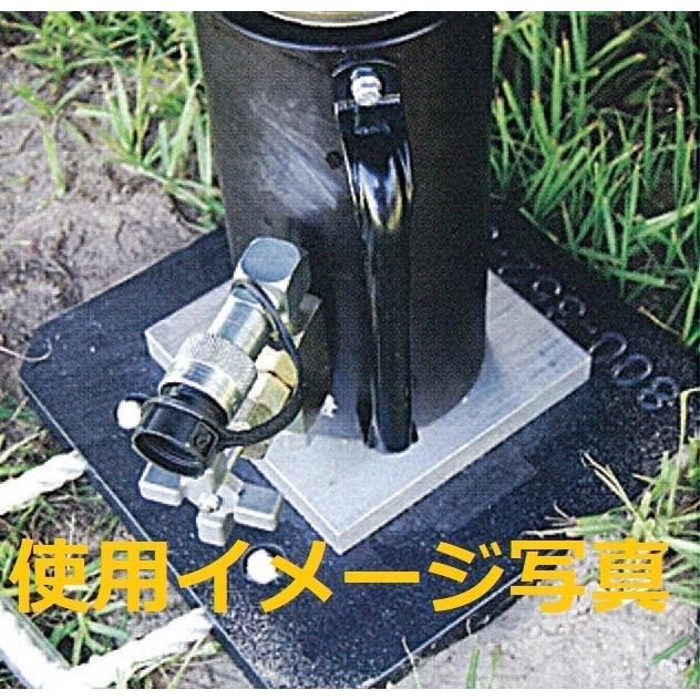 ESCO 300x300x25mm / 55ton ジャッキ プレート EA993DS-12 平面 置く
