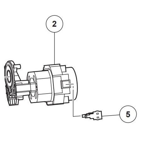 HiKOKI ハイコーキ 高圧 洗浄機 FAW105 用 モータ（5含む）332111