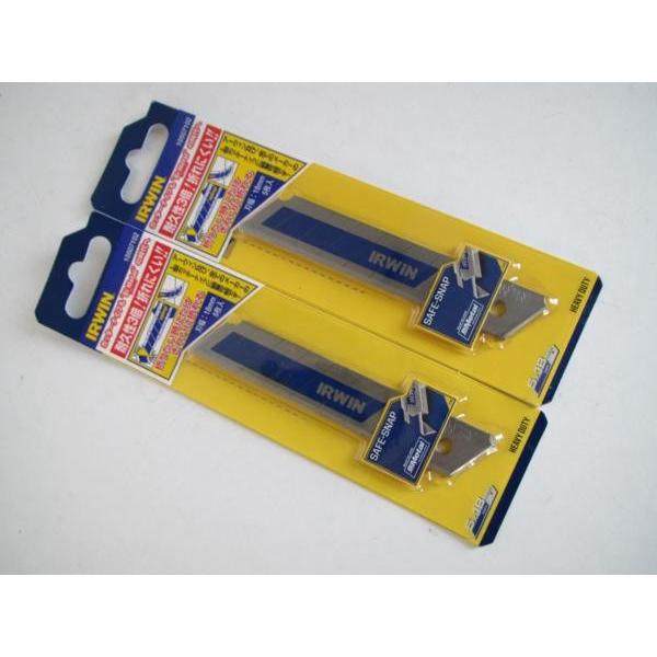 IRWIN カッター 替刃 18mm 5枚入 2セット 石膏ボード 内装 切断 : いい