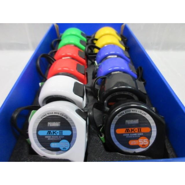 プロマート MKII 25mm 幅 5.5m MKS2555S 尺相当目盛 6色 12個セット