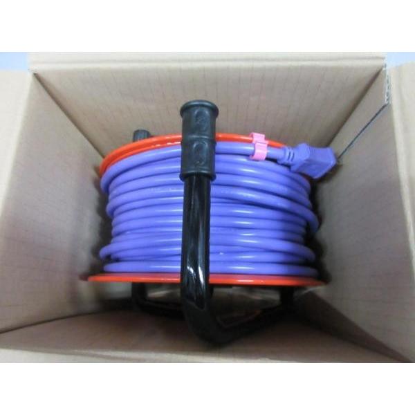 日動 屋内型 電工ドラム 単相100V 30m ソフトン NR-304D-S コード