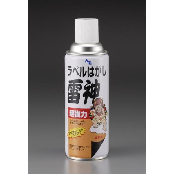雷神 超強力 ラベルはがし 420ml ラベル 剥がし 強粘着 : いいね道具