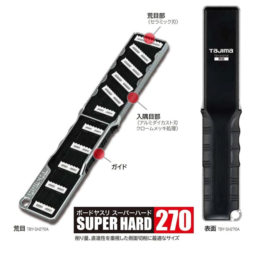 タジマ ボードヤスリ スーパーハード270 荒目 TBY-SH270A ボード