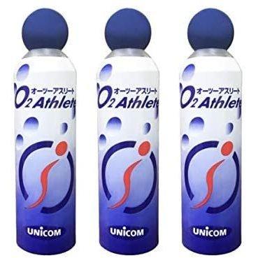 UNICOM 携帯酸素発生器 オーツーアスリート O2 Athlete 交換用ボンベ缶 3本セット｜iinos-main
