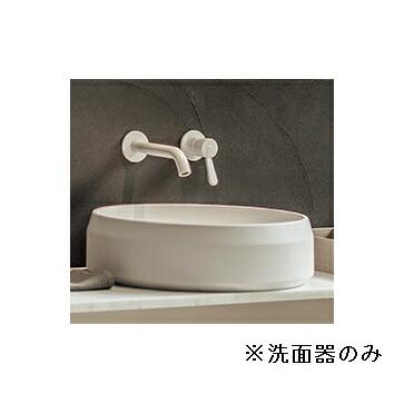 CERA/セラ洗面ボウル(洗面器) LARIANA(ラリアナ)シリーズ 洗面器のみ マットホワイト （旧品番 AGACER1073-ZZ）〔EI〕