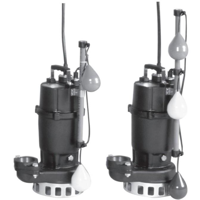 エバラ/荏原汚水雑排水用水中ポンプ DNA型+DNJ型セット 三相 60Hz(旧品番 80DNA61.5+80DNJ61.5)〔GA〕
